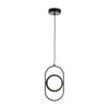 Lampa wisząca ELIPSE MINI LED czarna 32 cm
