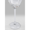 KARE komplet 4 kieliszków do szampana     DIAMOND RIM 360 ml