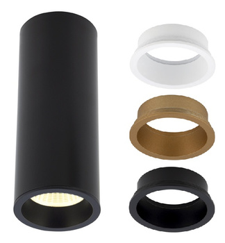 MAXLIGHT C0154 LAMPA SUFITOWA LONG CZARNY 7W