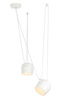 Lampa wisząca EYE 2 biała - LED, aluminium