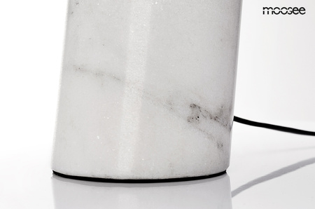 MOOSEE lampa stołowa PEAK MARBLE - marmur, metal, szkło