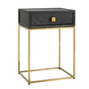 RICHMOND szafka nocna BLACKBONE GOLD - 1 szuflada