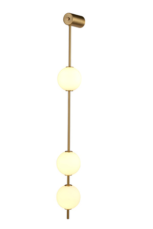 Lampa ścienna BERRY LED złoty biały 103 cm
