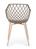 BIZZOTTO krzesło OPTIK brązowe