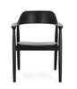 BIZZOTTO krzesło IDRIS czarne