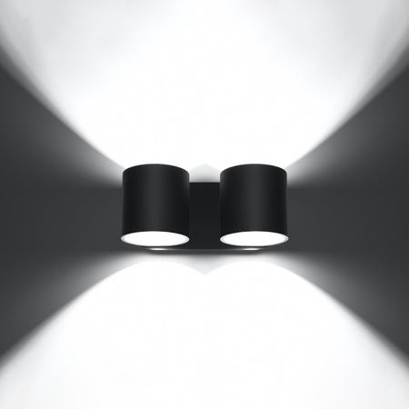 Kinkiet ORBIS 2 czarny