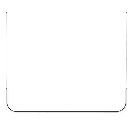 Lampa wisząca MINIMA-2 led czarna 80 cm