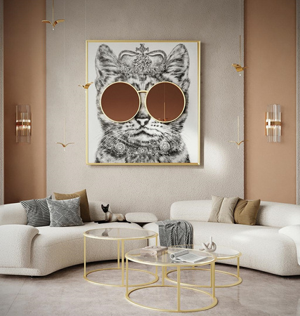 Obraz KING CAT 118x130 cm