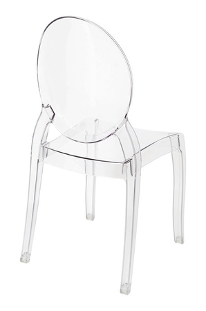Krzesło ELIZABETH transparentne - poliwęglan