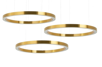 MOOSEE lampa wisząca RING 100 + 100 +     100 złota na jednej podsufitce