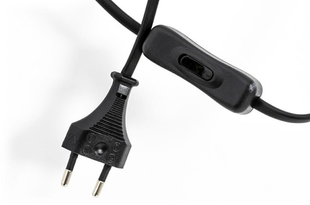 Lampa ścienna RIFLE czarna - włókno węglowe, metal