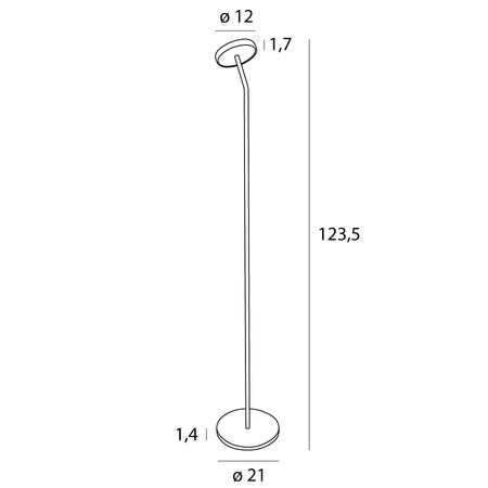 MAXLIGHT F0060 LAMPA PODŁOGOWA IBIZA