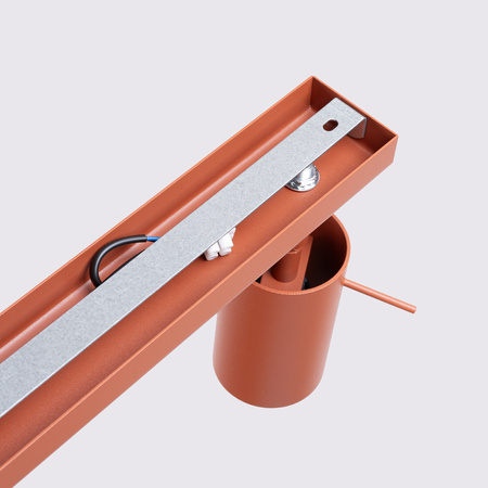 Plafon RING 4L ochra czerwona