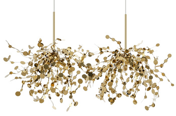 MOOSEE Lampa wisząca MONETE złota -       metal