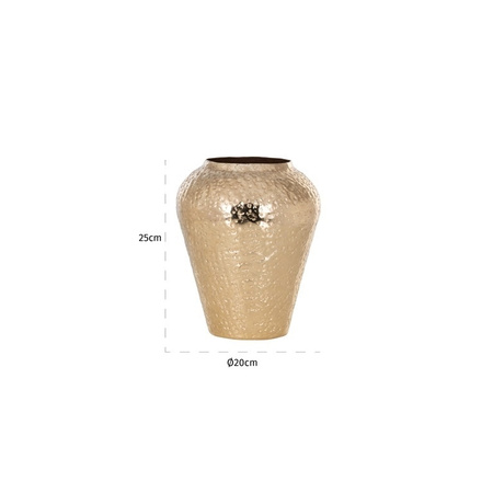 RICHMOND wazon MEGAN S złoty