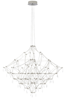 MOOSEE lampa wisząca CONSTELATION 77 -    LED, stal szczotkowana