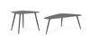 BIZZOTTO zestaw stolików YVONNE FLARED    szary
