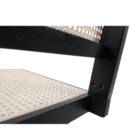 Krzesło BOHO bukowe w kolorze czarnym