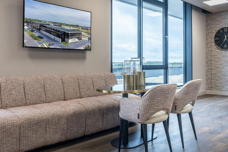 RICHMOND stolik barowy ZENZA 120 czarny