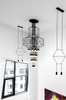 Lampa wisząca FLUSSO 43 czarna