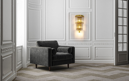 MOOSEE lampa ścienna ESTRO złota