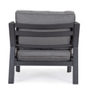 BIZZOTTO fotel ogrodowy HENDRIX szary