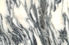 Stół TULIP ELLIPSE MARBLE ARABESCATO  - biały - blat owalny marmurowy, metal