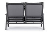 BIZZOTTO sofa 2-osobowa ogrodowa KLEDI    szara