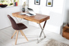 INVICTA biurko ELEMENTS 120 cm Sheesham - lite drewno palisander, metal