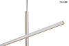 MOOSEE lampa wisząca MIKADO 8 złota