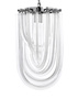 Lampa wisząca MURANO S chrom - szkło, metal
