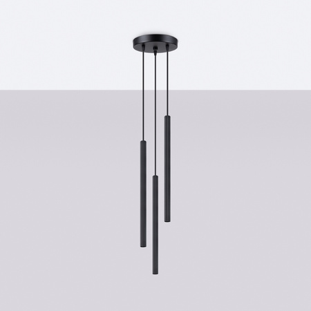 Lampa wisząca ARCHE 3P czarna