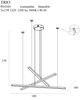 MAXLIGHT P0426D LAMPA WISZĄCA TRIO 3 ZŁOTA ŚCIEMNIALNA