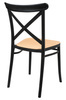 Krzesło COUNTRY czarne - polipropylen