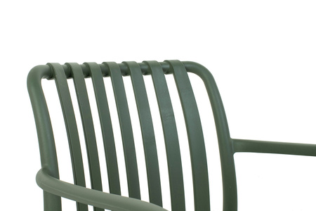MODESTO krzesło STRIPS ARM zielone