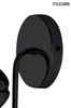 MOOSEE lampa ścienna QUEEN 15 czarna