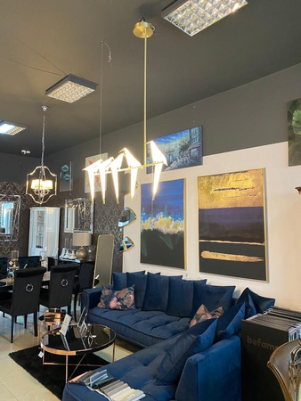 Lampa wisząca LORO 5 złota - LED