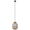 Lampa wisząca BOOM LED bursztynowo złota 25 cm
