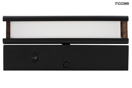 MOOSEE lampa ścienna ORBIS czarna