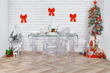 Krzesło PRINCE ARM transparentne - poliwęglan