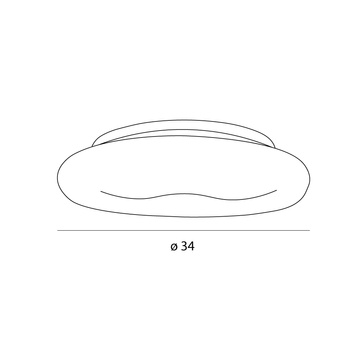 MAXLIGHT C0233 PLAFON DUO 34CM