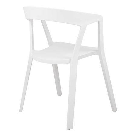 Krzesło VIBIA białe - polipropylen