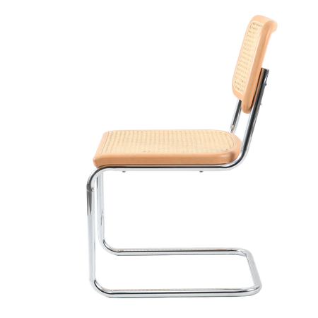 Krzesło VIENNA rattanowo chromowane