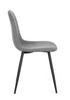 BIZZOTTO krzesło IRELIA czarny / szary