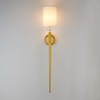 Lampa ścienna DAMA złota 92 cm