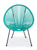 BIZZOTTO krzesło ogrodowe PARKER          turkusowe