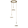 Lampa wisząca SFERA-3 LED złota 50 cm