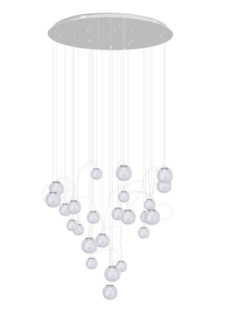 MAXLIGHT P0386 LAMPA WISZĄCA ZOE 24x1,5W CHROMOWA