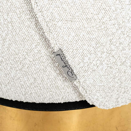 RICHMOND fotel obrotowy BRISTEL WHITE BOUCLÉ