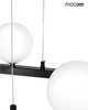 MOOSEE lampa wisząca ALURE OVAL 120       czarna/mleczna